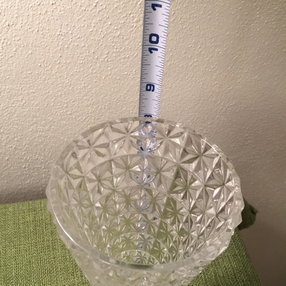 Lead Crystal Floral Vase - Picture 6 of 7